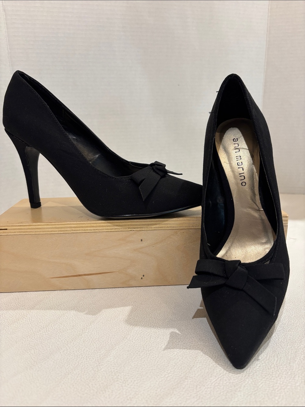 Black Dress Shoes Ann Marino Size 6